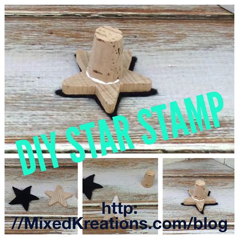 Diy Star Stamp Mixed Kreations