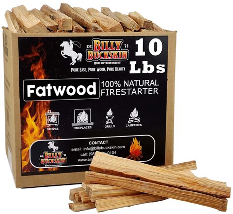 Buy Billy Buckskin Co 10 Lb Wood Fire Starter Sticks Easy And Safe