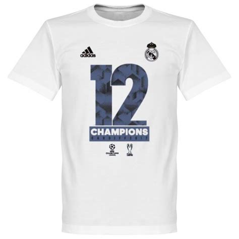 All styles and colours available in the official adidas online store. adidas Official Real Madrid Champions League Winners T ...