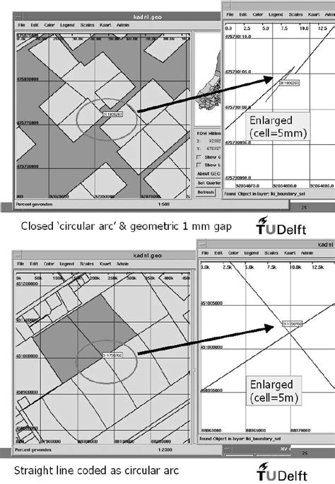 4 Some Metric Errors In The Cadastral Dataset Top Small Gap Between