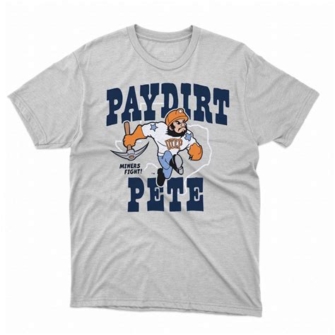 Utep Miners Paydirt Pete T Shirt Shibtee Clothing