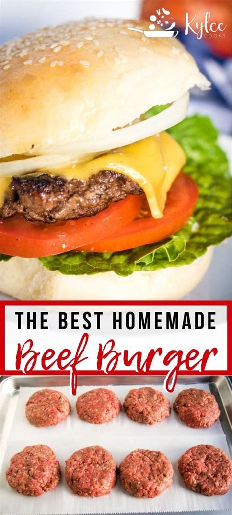 This Easy Homemade Beef Burger Recipe Will Have You Skip The Drive Through And Head Home To Chow