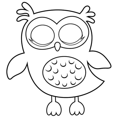 Owl For Kids Coloring Page Download Print Or Color Online For Free