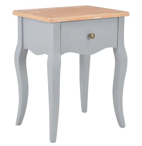 Moderne, design (table de chevet avec leds intégrées pour avoir de la luminosité), classique. Table de chevet 1 tiroir bois clair et pin massif gris ...