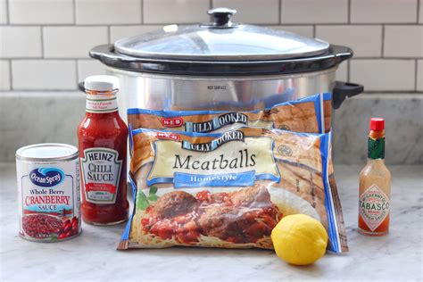 Check spelling or type a new query. Crock Pot Party Meatballs (the easiest slow cooker chili and cranberry sauce meatballs recipe ...