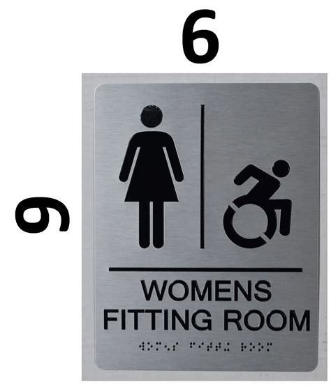 Hpd Signs Mens Accessible Fitting Room Sign Aluminum Hpd Signs Hpd Signs The Official Store