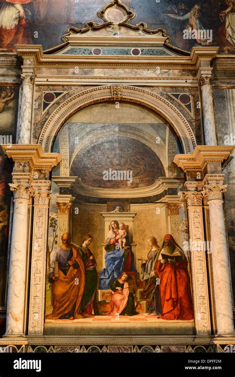 San Zaccaria Altarpiece By Giovanni Bellini San Zaccaria Church Venice UNESCO World Heritage