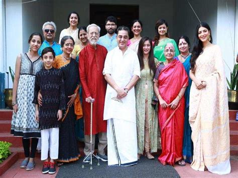 Photos Kamal Haasan Celebrates Birthday In Hometown With Brother Charu Daughters Shruti And