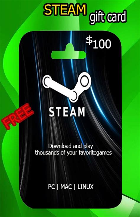 Buy steam wallet gift card online. Free $100 STEAM gift card. in 2020 | Wallet gift card, Wallet gifts, Gift card