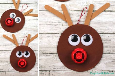 Easy Recycled Reindeer Ornament Craft For Kids To Make Projects With Kids