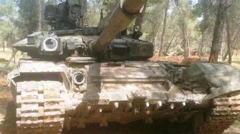 More Images Surface Of Damaged Russian Tank In Syria