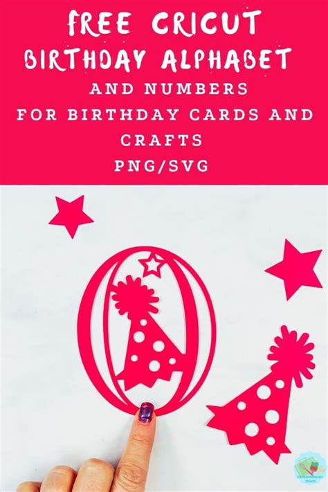 How to make your own. Birthday Alphabet Cut Files( For Cricut Projects) ⋆ ...