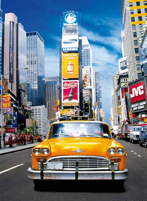 Świetnie nadają się na prezent! Taxi in Times Square, 500 Pieces, Clementoni | Puzzle ...