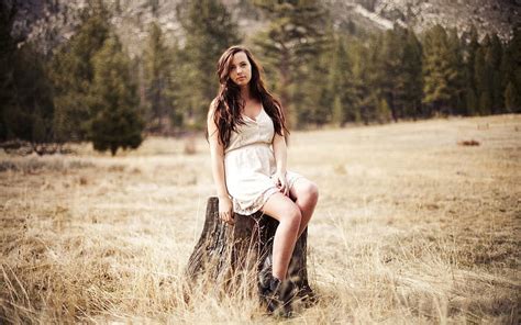 Stump Seat Boots Cowgirl Ranch Women Outdoors Brunettes