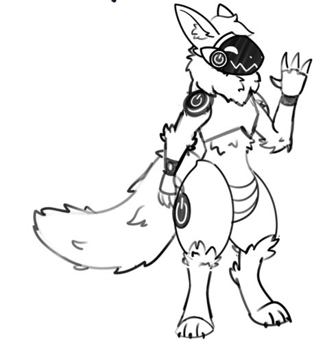 I Made A Sketch Of A Protogen Based Off That One Tutorial By