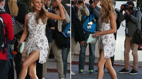 Blake Lively Stuns In Cannes Again Actress Shows Off Endless Legs In