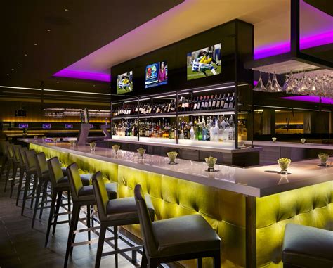 The Bar At The Modern Restaurant Modern Restaurant Bar Bars Accents Red Restauarant Interior