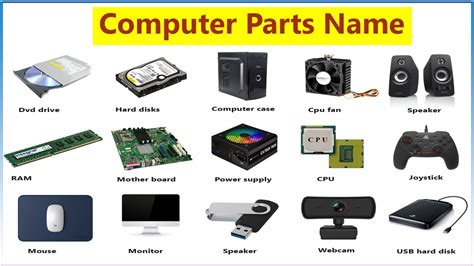 Computer Spare Parts Names