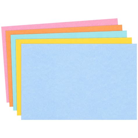 Blank Flash Cards Assorted Colors Pack Of 1000 Mardel 4050001