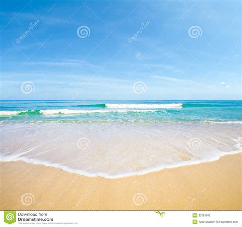 Sea Beach Landscape Natural Background Stock Photo Image