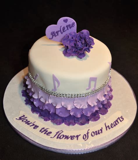 Purple Petal Cake