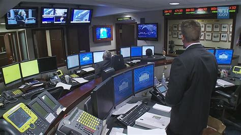 Situation Room Watch Room White House Usa Watch Room