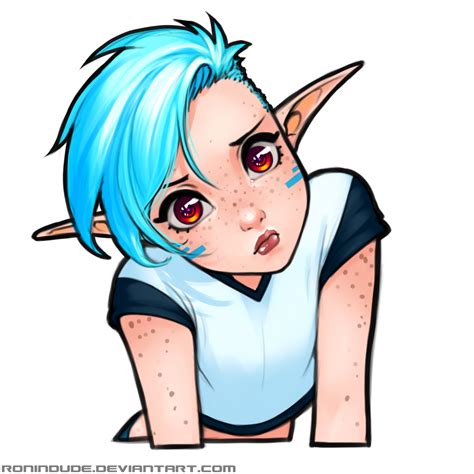 Silly Quickie Concerned Snow Elf By Ronindude On Deviantart
