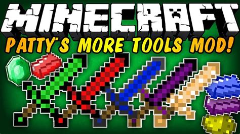 Minecraft Pattys More Tools Mod 2 Mod Showcase Youtube