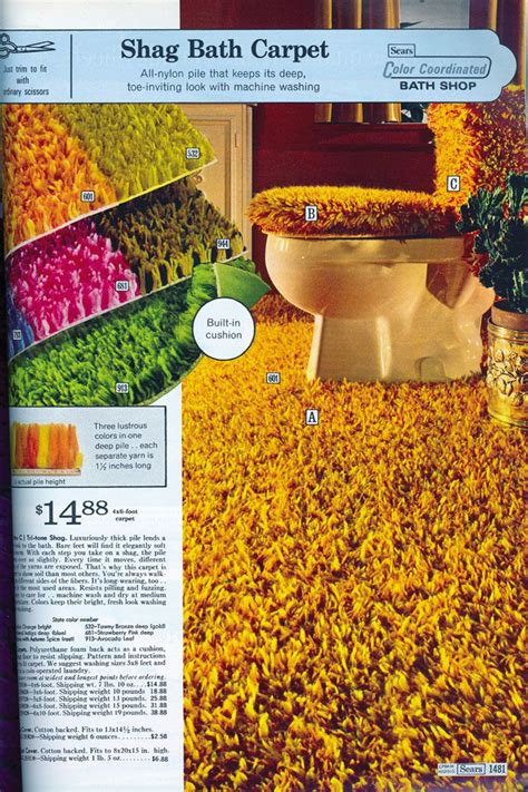 This carpet is a great addition to any this bathroom carpet is made of high quality material, which is soft and comfortable, making it a great. The Great American Catalog - The Morning News | Shag ...