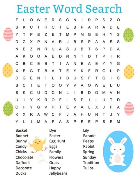 11 Festive Easter Word Scrambles