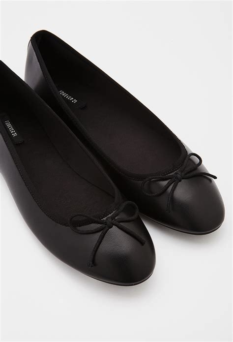 Forever 21 Classic Ballet Flats In Black Lyst