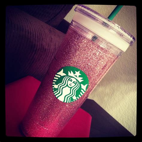 Rose Gold Glitter Starbucks Cup Coffee Bottle Starbucks Cups