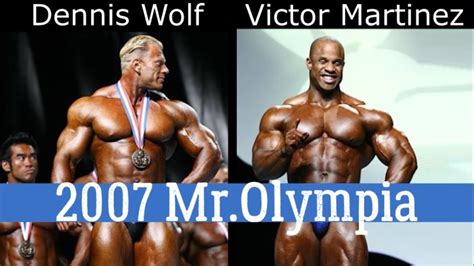 2007 Mrolympia Dennis Wolf Vs Victor Martinez Youtube