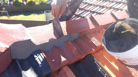 Painting Terracotta Roof Tiles Step 2 Re Pointing Able Roof