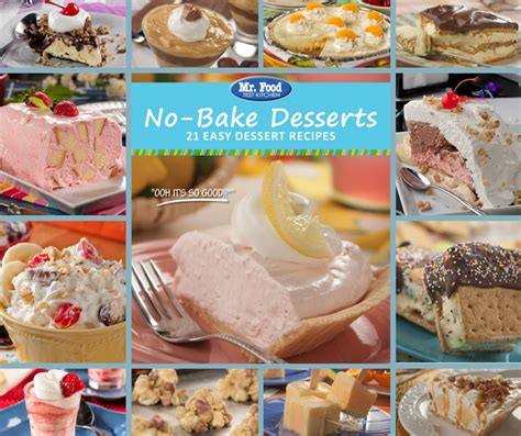 No Bake Desserts Free eCookbook | MrFood.com