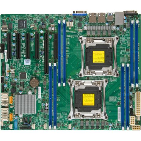 Supermicro X10drl I Motherboard Atx Intel C612 Chipset With Dual Intel