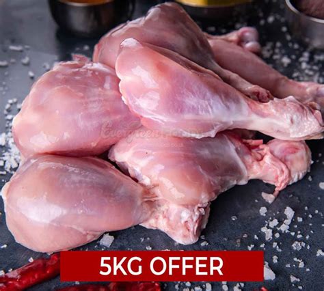 Chicken Drumsticks Skin Off 5kg Evergreen Foods