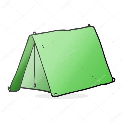 Freehand Drawn Cartoon Tent — Stock Vector