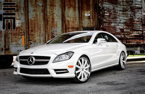 White Mercedes Cls On Forgiato Custom Wheels — Gallery