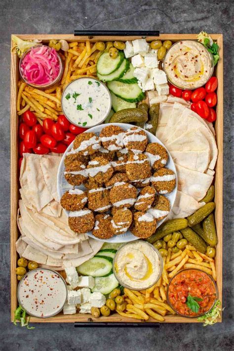 Epic Falafel Platter And How To Style It The Fiery Vegetarian