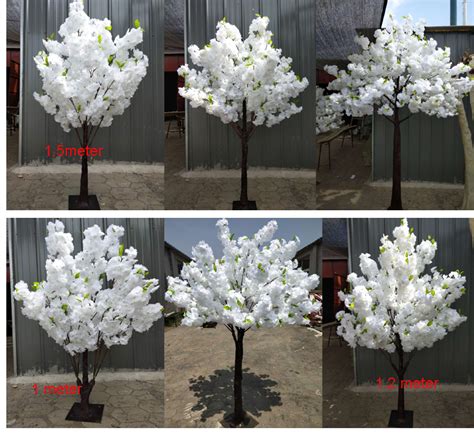 White Artificial Cherry Blossom Tree For Wedding