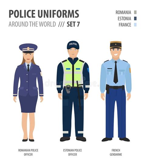 Police Uniforms Around The World Suit Clothing European Police
