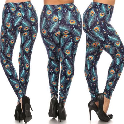 Peacock Leggings Fashion