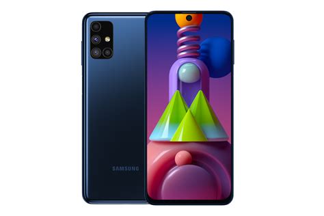 Galaxy M51 8gb128gb Blue Price And Specs Samsung India