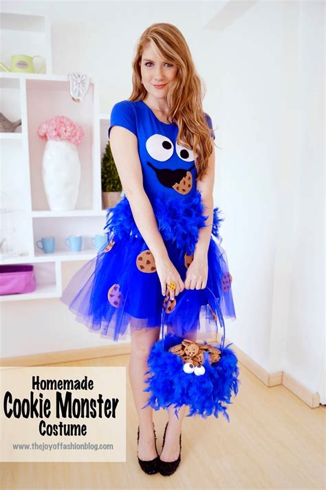 Halloween Cute Homemade Cookie Monster Costume Marie Mcgrath