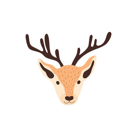 Christmas Deer Head 15267195 Png