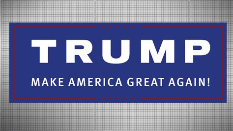 2016 Campaign Logos Trump Goes Modern