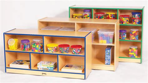 Classroom Colors Mobile Divided Shelf Play With A Purpose Shelves