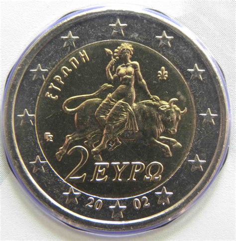 Griechenland 2 Euro Münze 2002 Euro Muenzentv Der Online