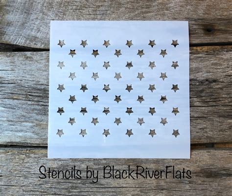 50 Stars Stencilreusable Stencil7mil Mylarflag Etsy
